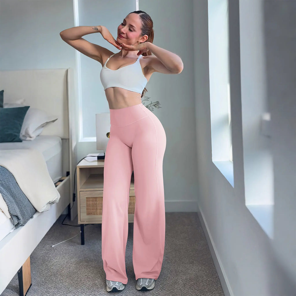 Seamless Straight-Leg Yoga Pants