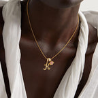 Art Design Letter Necklace