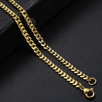 Silver&Golden Color Cuban Necklace