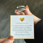 I Fvcking Love You Ring Adjustable