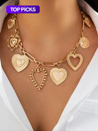 Heart Party Pendant Necklace