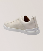 Triple Stitch Alligator Leather Sneakers