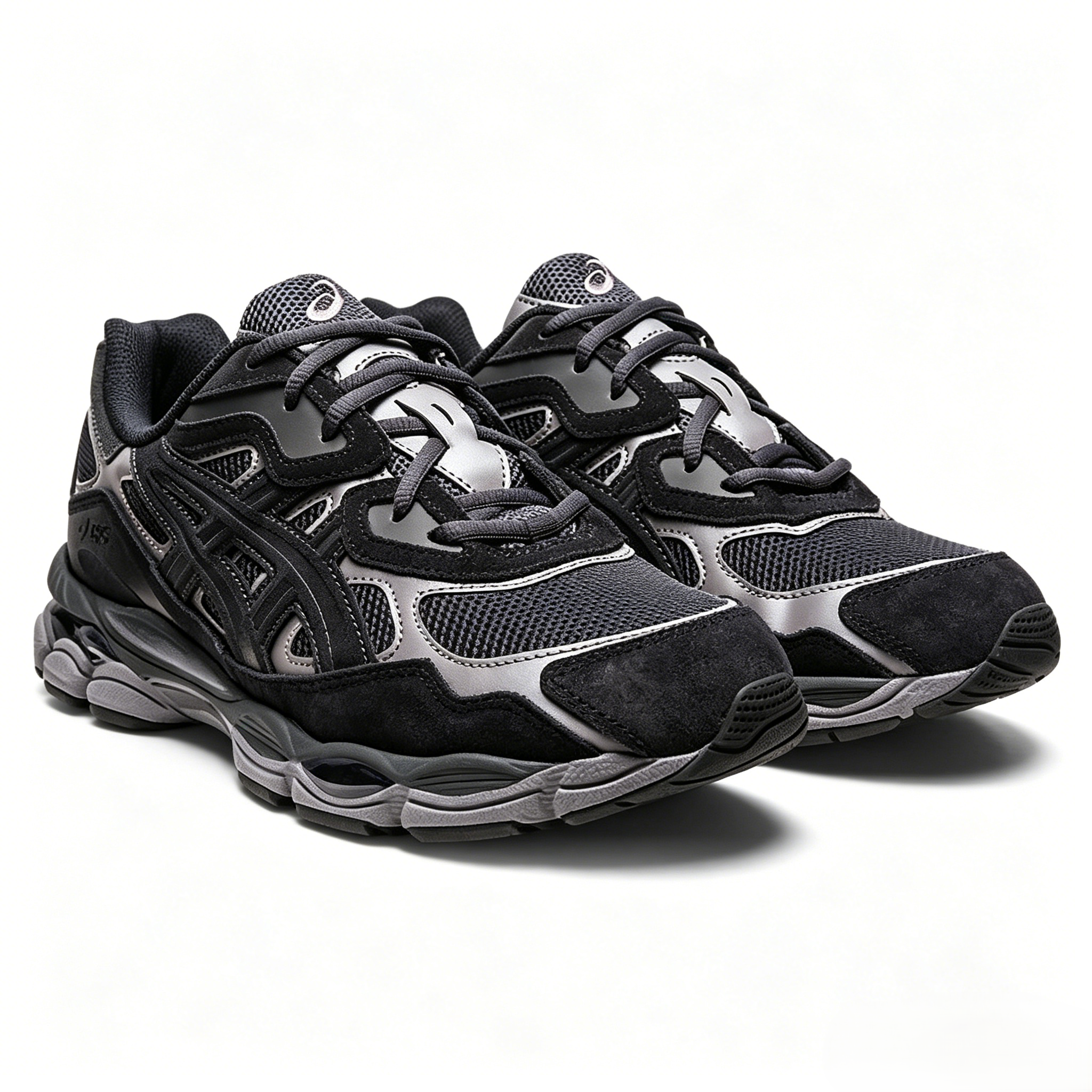Men's Classic Black and Gray Sneakers
