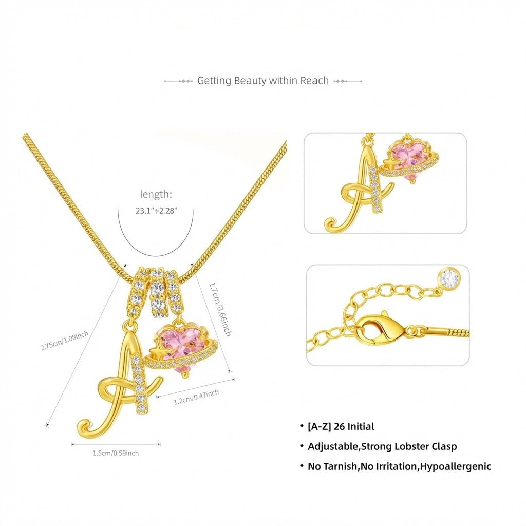Art Design Letter Necklace