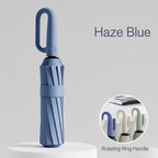 Automatic Folding Umbrella with Rotating Ring Hand