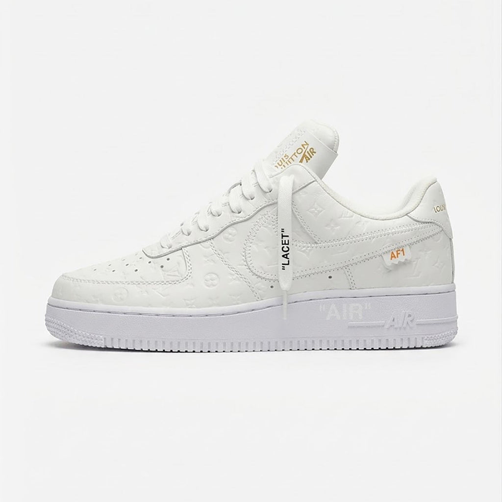 Embossed Monogram Leather Sneakers