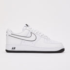 AF1 White Black Outline Sneakers