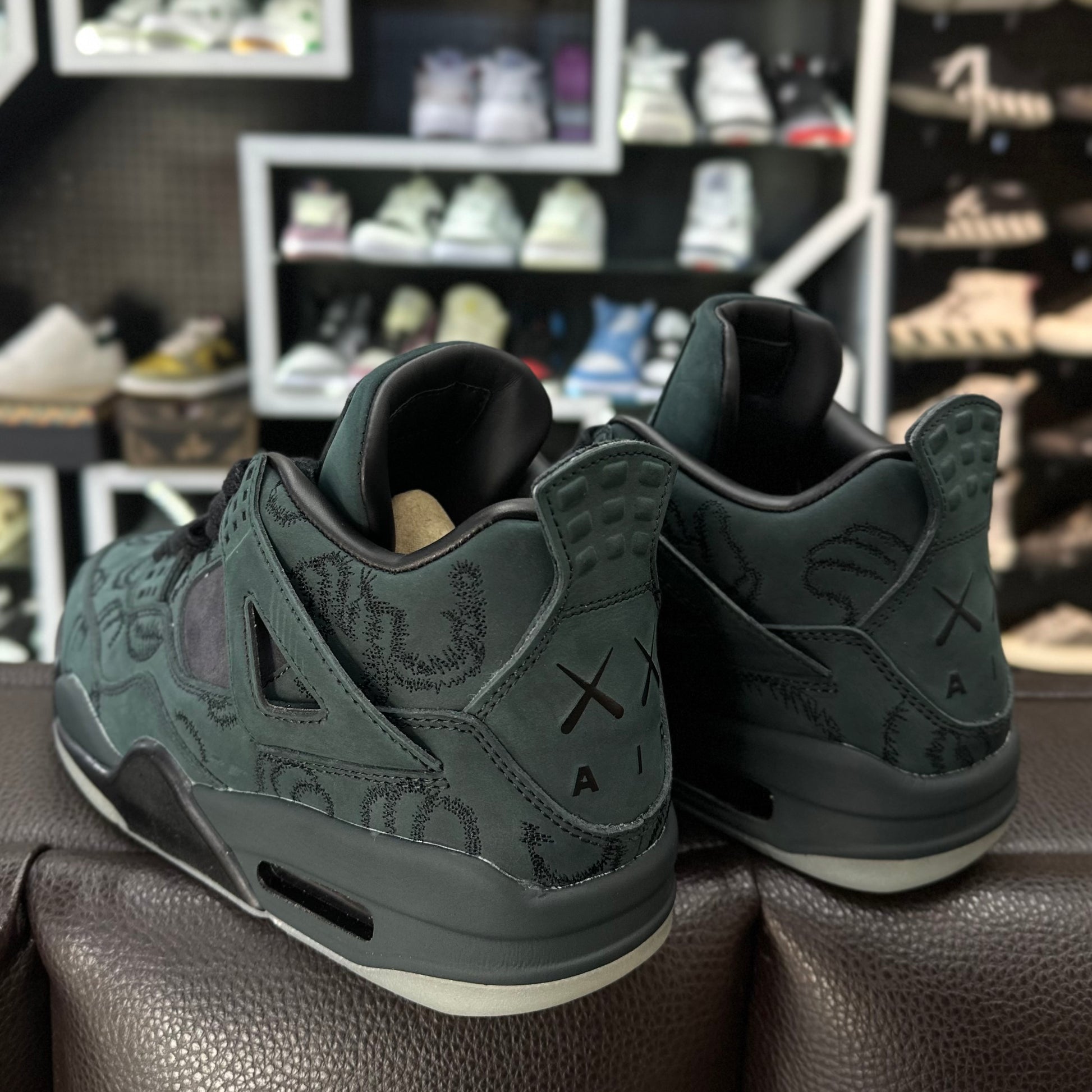 J4 Kaws Black Sneakers