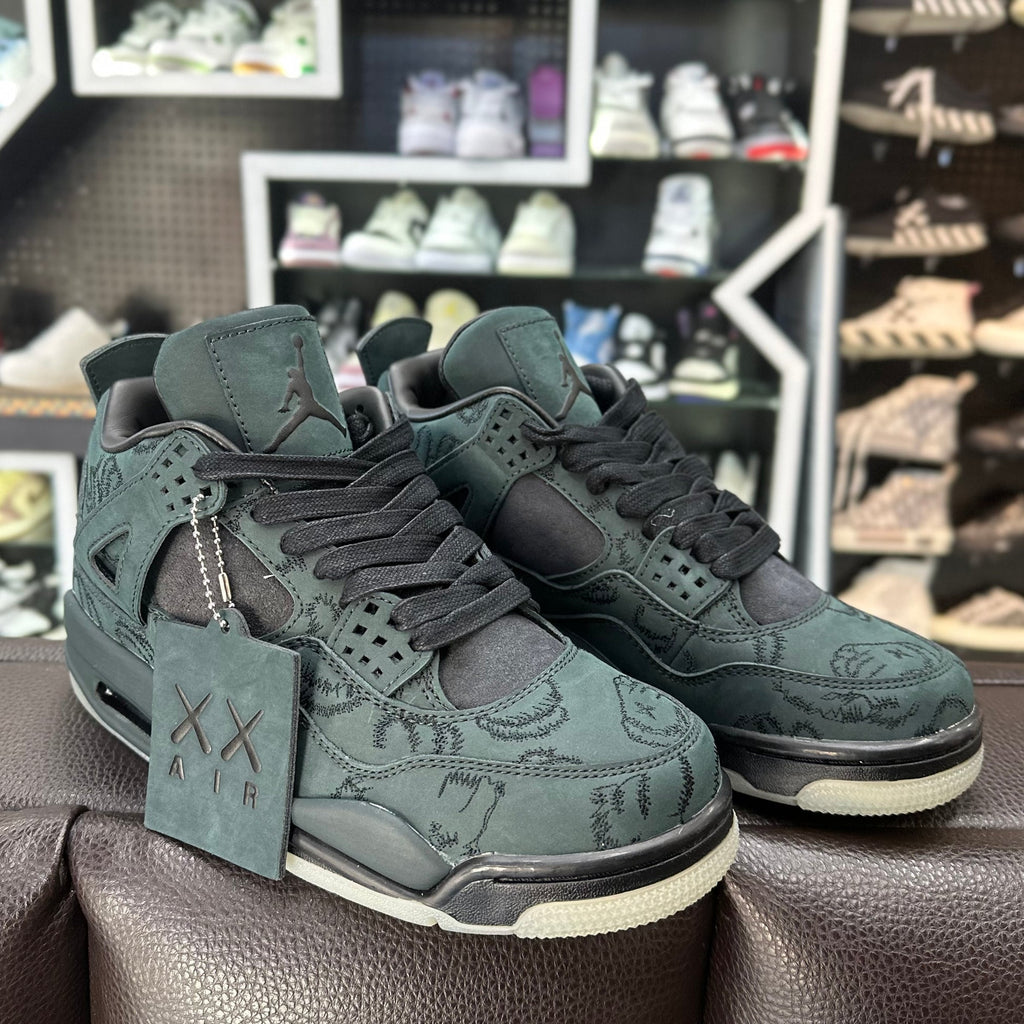 J4 Kaws Black Sneakers