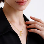 Art Design Letter Necklace