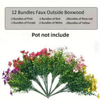 6-Color Artificial Flower UV Resistant Colorful Fake Flower