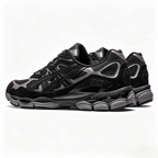 Men's Classic Black and Gray Sneakers