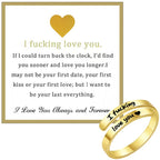 I Fvcking Love You Ring Adjustable