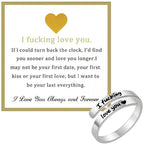 I Fvcking Love You Ring Adjustable