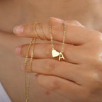 Tiny Initial Necklaces