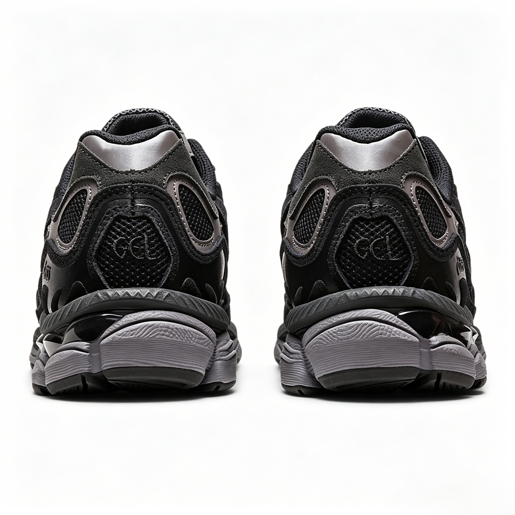 Men's Classic Black and Gray Sneakers
