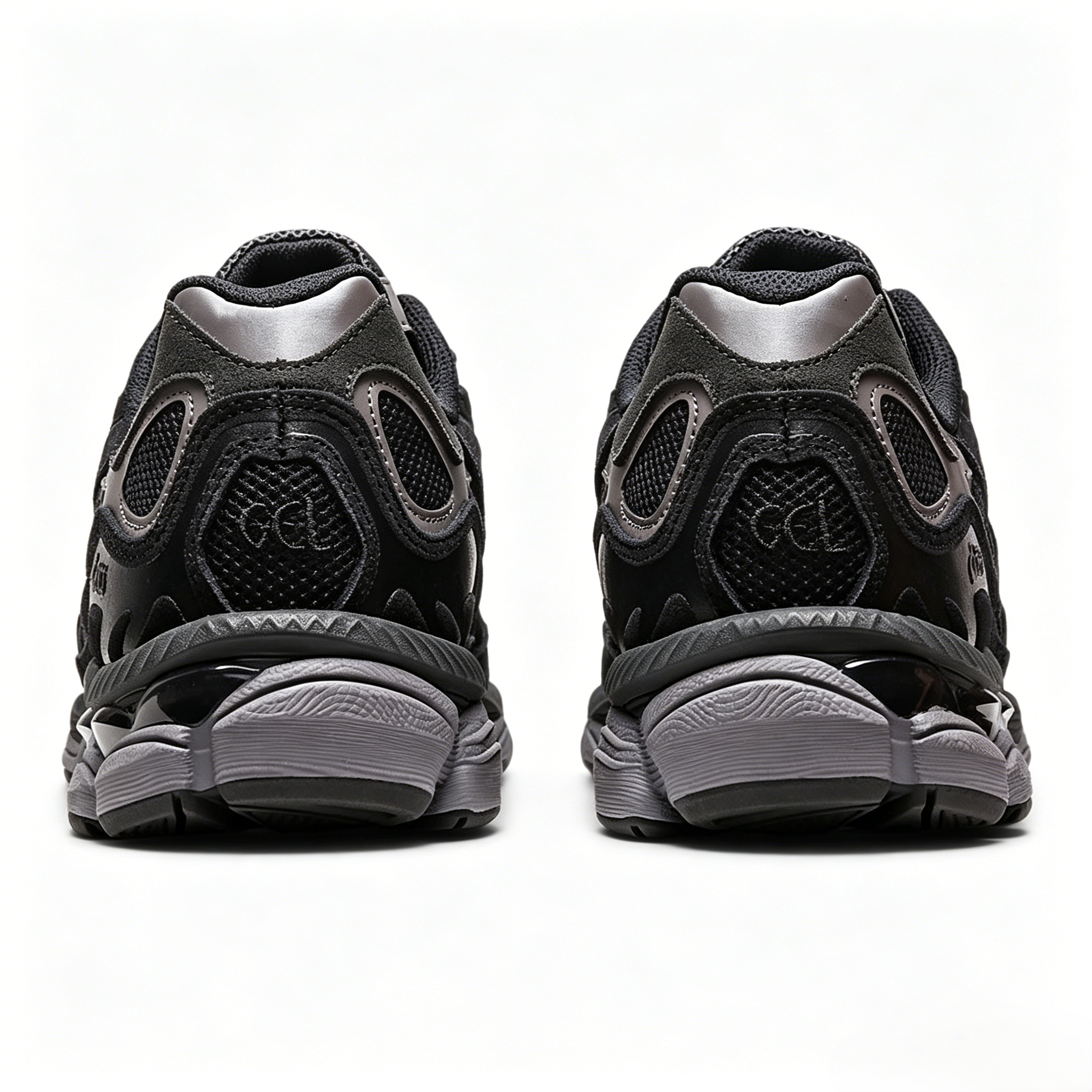 Men's Classic Black and Gray Sneakers