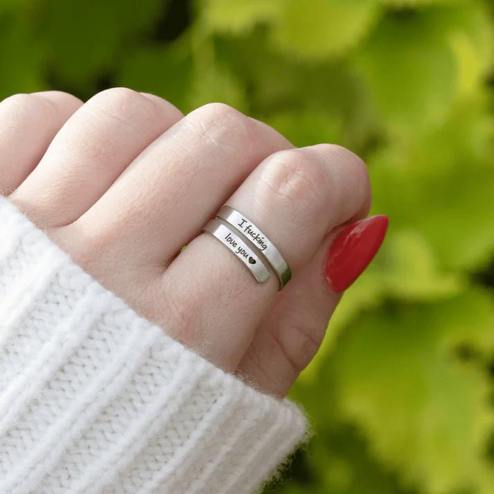 I Fvcking Love You Ring Adjustable
