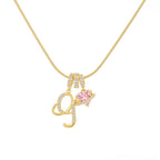 Art Design Letter Necklace