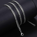 Silver&Golden Color Cuban Necklace
