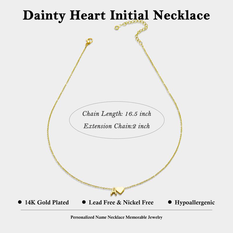 Tiny Initial Necklaces