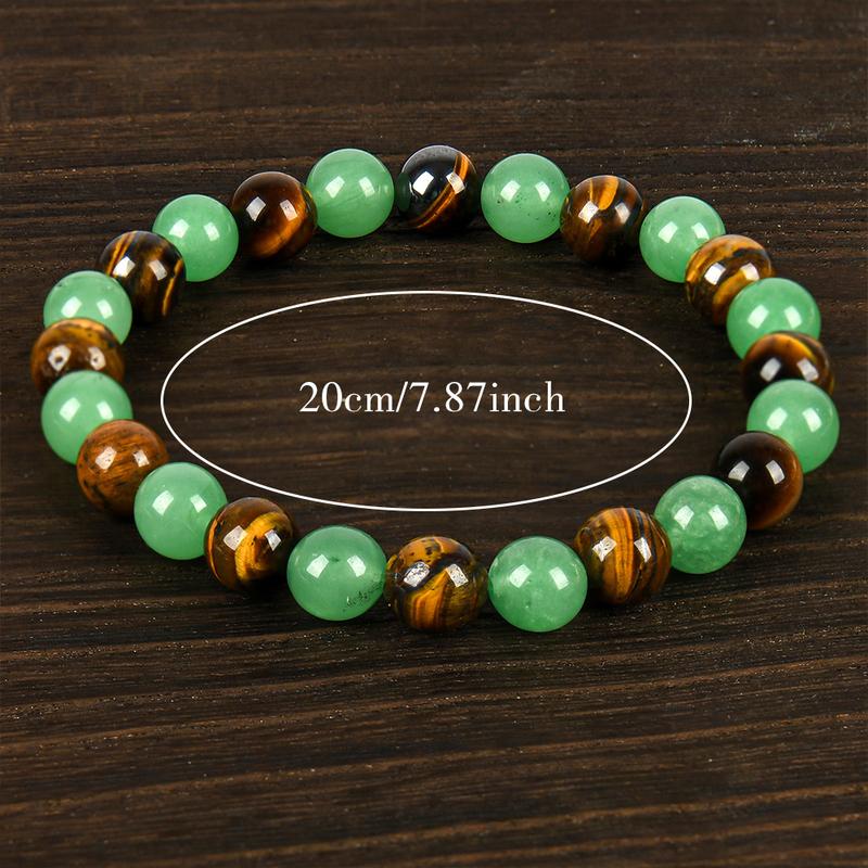 Arpurraina Money Attraction Bracelet with Green Aventurine & Tiger Eye