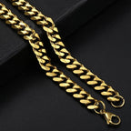 Silver&Golden Color Cuban Necklace