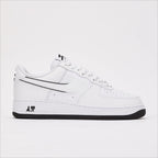 AF1 White Black Outline Sneakers