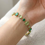 Forest Mist Crystal Bracelet