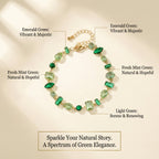 Forest Mist Crystal Bracelet