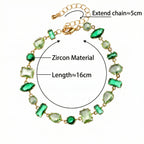 Forest Mist Crystal Bracelet