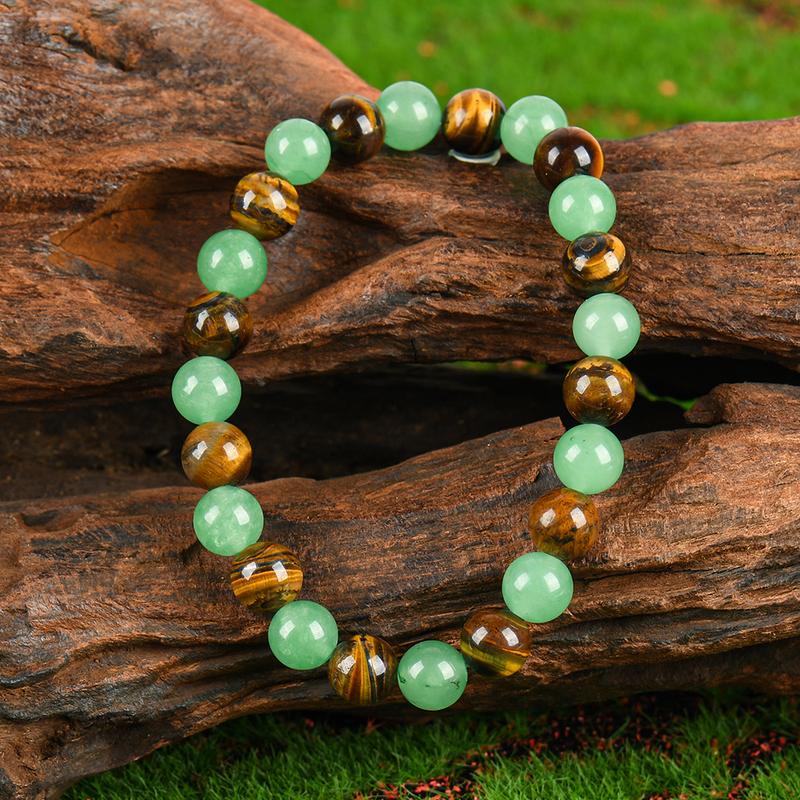 Arpurraina Money Attraction Bracelet with Green Aventurine & Tiger Eye