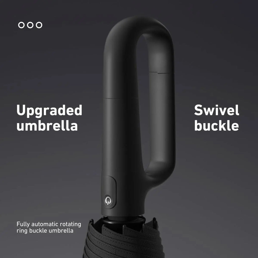 Automatic Folding Umbrella with Rotating Ring Hand