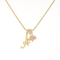Art Design Letter Necklace