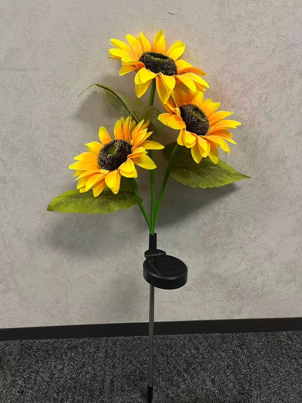 Solar Powered LED Sunflower Garden Lights